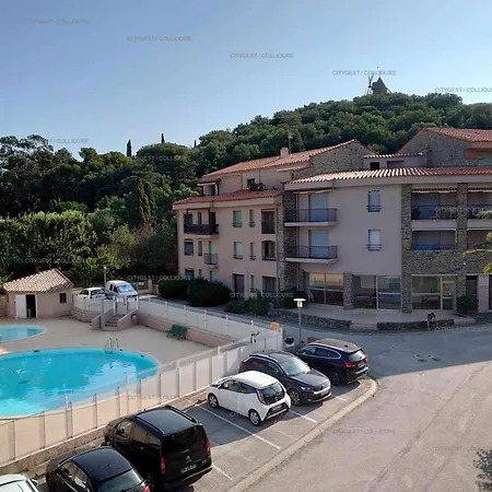 4pa22 - Dans Résidence Avec Piscine Et Parking * Collioure