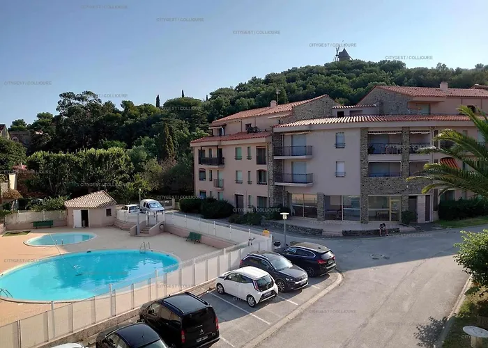 4pa22 - Dans Avec Piscine Et Parking * Collioure